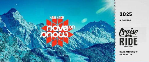 Tagesticket Rave on Snow - Samstag - 13.12.25